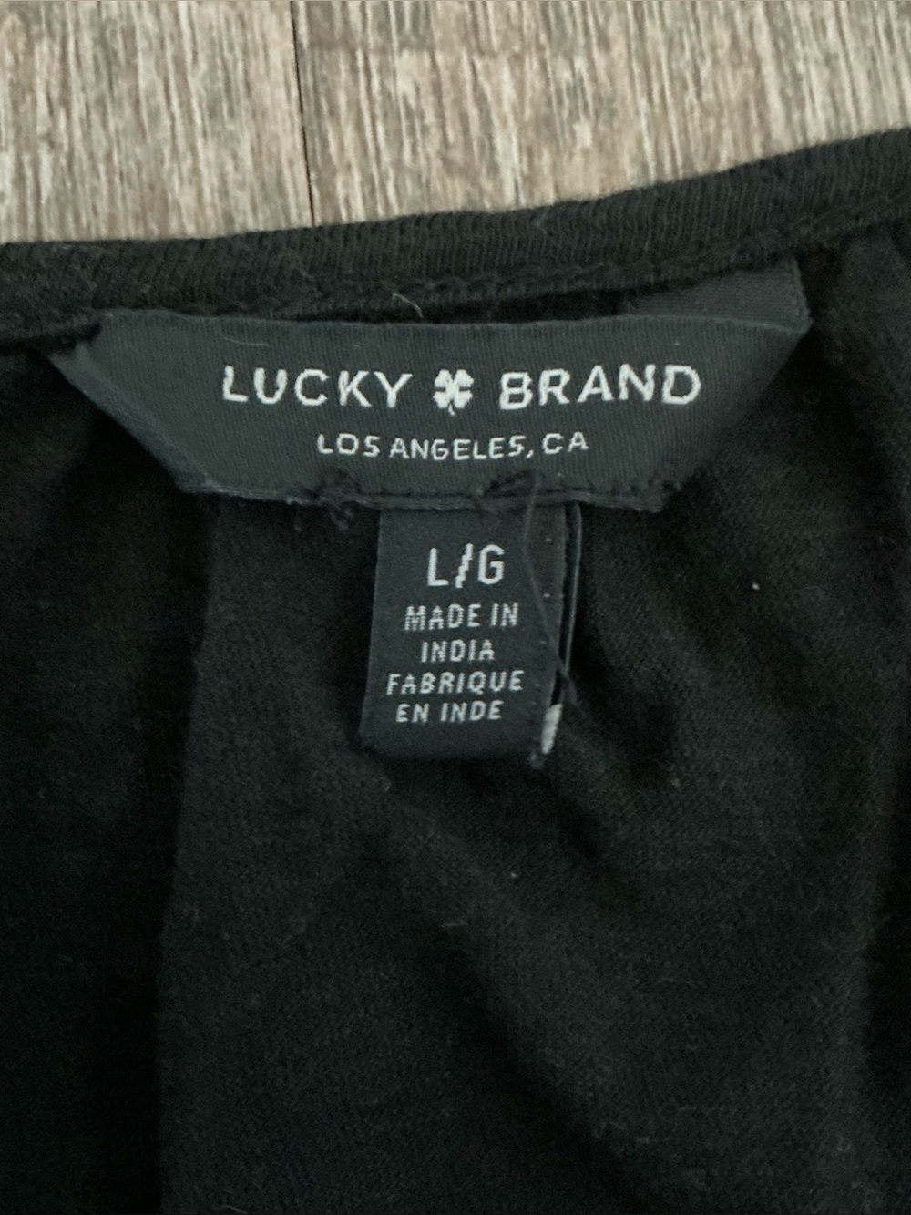 Lucky Brand Black Embroidered PeasantBlouse L Sheer Boho Whimsigoth Festival Top - Picture 7 of 12